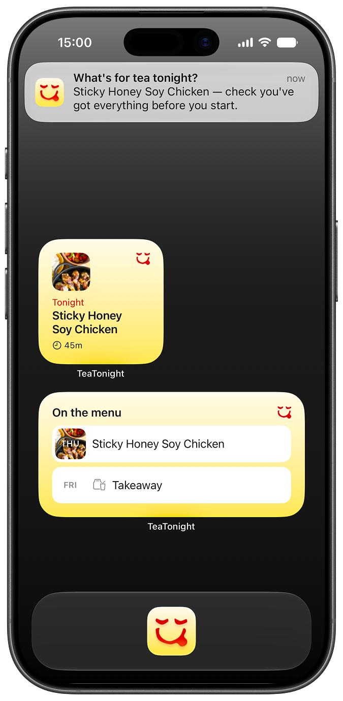 TeaTonight: Dinner Planner TeaTonight: Dinner Planner